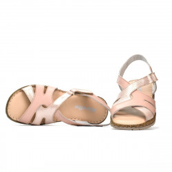 Damen-Sandalen 5062 Puder kombiniert