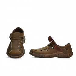 Herrensandalen 899 Tuxon Braun