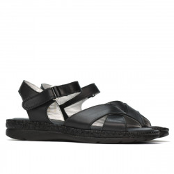 Damensandalen 5063 schwarz