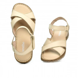 Damen Sandalen 5063 beige