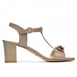 Damen Sandalen 1257 Perlmutt Cappuccino