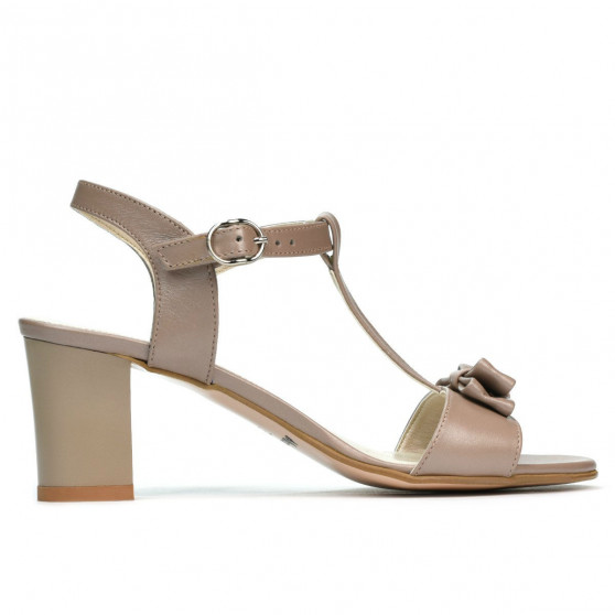Damen Sandalen 1257 Perlmutt Cappuccino Damen Sandalen 1257 Perlmutt Cappuccino