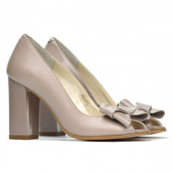 Damen-Sandalen 1271 Cappuccino Perlglanz