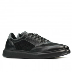Herren Freizeitschuhe/Sportschuhe 906 schwarz kombiniert