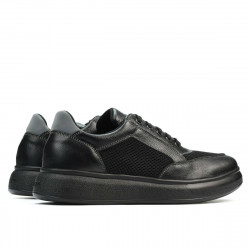 Herren Freizeitschuhe/Sportschuhe 906 schwarz kombiniert