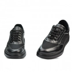 Herren Freizeitschuhe/Sportschuhe 906 schwarz kombiniert