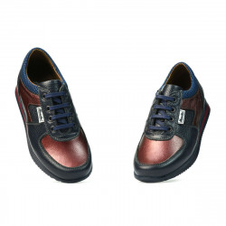 Kinderschuhe 2002 indigo+bordeaux