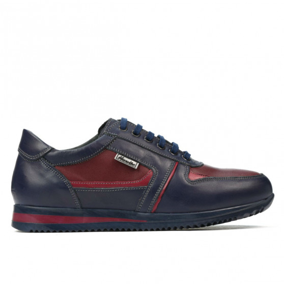 Jugendsportschuhe 377 indigo+bordeaux Jugendsportschuhe 377 indigo+bordeaux