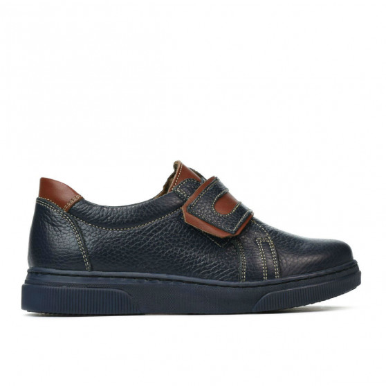 Kinderschuhe 2004 indigo+braun Kinderschuhe 2004 indigo+braun
