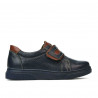 Kinderschuhe 2004 indigo+braun