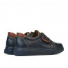 Kinderschuhe 2004 indigo+braun