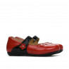 Kleinkinderschuhe 68c kombinierter roter Lack