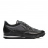 Kinderschuhe 2001 schwarz+grau