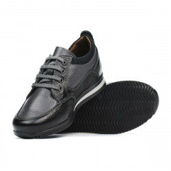 Kinderschuhe 2001 schwarz+grau