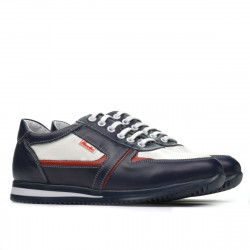 Jugendsportschuhe 377 indigo+weiß