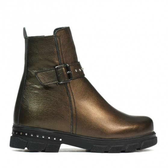 Kinderstiefel 3018 kupferfarben