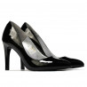 Elegante Damenschuhe 1276 schwarzer Lack