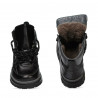 Kinderstiefel 3017 Schwarz+Grau