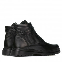 Herrenstiefel 4119 schwarz kombiniert