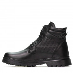 Herrenstiefel 4119 schwarz kombiniert