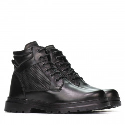 Herrenstiefel 4119 schwarz kombiniert
