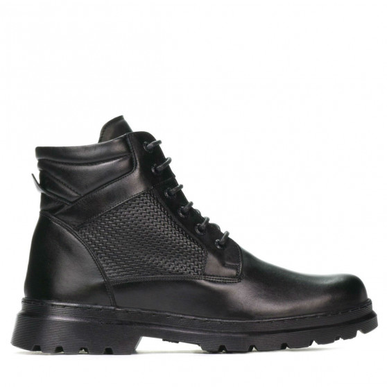 Herrenstiefel 4119 schwarz kombiniert Herrenstiefel 4119 schwarz kombiniert