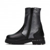 Kleine Kinderstiefel 103c schwarz+anthrazit