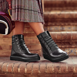 Damenstiefel 3343 schwarz