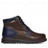 Herrenstiefel 497 Kaffee+Indigo