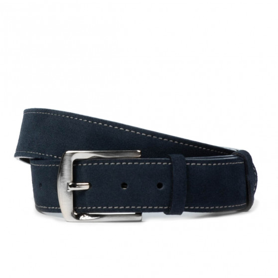 Unisex-Gürtel 01bc blau Velours Unisex-Gürtel 01bc blau Velours