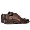 Elegante Herrenschuhe 908 a Kaffee