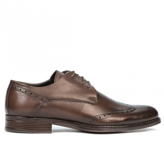 Elegante Herrenschuhe 908 a Kaffee
