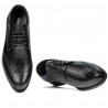 Elegante Herrenschuhe 908 schwarz