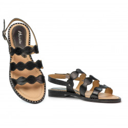 Damensandalen 5069 schwarz