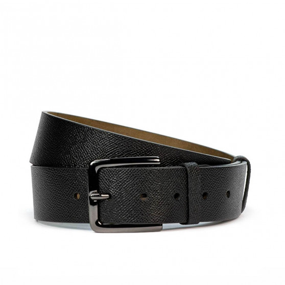 Herren Gürtel 41b schwarz geprägt Herren Gürtel 41b schwarz geprägt
