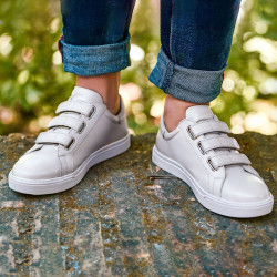 Herren Sportschuhe 893sc Weiß Klettverschluss