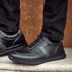 Herrensportschuhe 885 schwarz+grau