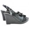 Damensandalen 5002 schwarz