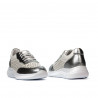 Damen-Sneaker 6024 silber+weiß