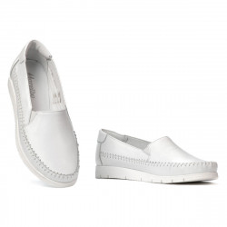 Damen-Mokassins 6023 weiß