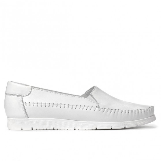 Damen-Mokassins 6023 weiß Damen-Mokassins 6023 weiß