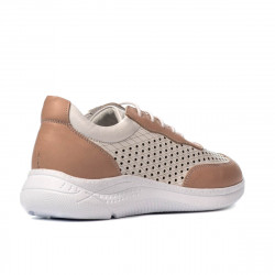 Damen-Sportschuhe 6024 Puder+Weiß