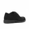 Casual/klassische Herrenschuhe 918 schwarz Velours