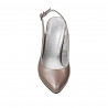 Damensandalen 1281 Capuccino Perlmutt