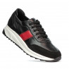 Damen Sportschuhe 6030 schwarz+rot