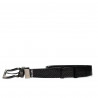 Damen Gürtel 18m schwarz+schwarzer Python