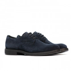 Casual/ elegante Herrenschuhe 918 Indigo Veloursleder