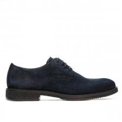 Casual/ elegante Herrenschuhe 918 Indigo Veloursleder
