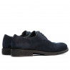 Casual/ elegante Herrenschuhe 918 Indigo Veloursleder