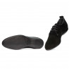 Herren Freizeitschuhe 816 Schwarz Velours